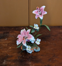 Lenox Rubrum Lily Fine Bone China- Linium Speciosum Japan - 7.5&quot; Japan EUC - £46.39 GBP