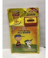 Charlie Brown’s All-Stars Vintage Golden Story Book &#39;n&#39; Tape - Box Is Rough - £19.45 GBP