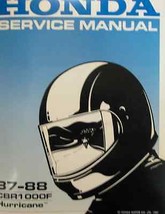 1987 1988 Honda CBR1000F CBR Hurricane Bike Service Shop Repair Manual 6... - $34.99