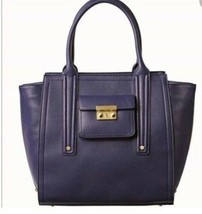 3.1 Phillip Lim for Target Purple Pebbled Faux Leather Tote Handbag - £47.16 GBP