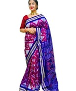 Sambalpuri Odisha Upgrade Your Ethnic Wardrobe with New Pure Ikat Silk S... - $393.65 CAD