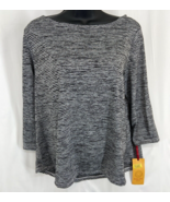 Ruby Rd Women’s Striped 3/4 Sleeve Top Size PM Petite - $32.46 CAD