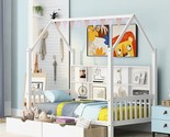 Twin Size House Bed With Drawers For Kids, Montessori Bed With Storage S... - $658.99