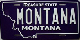 Montana State License Plate Novelty Fridge Magnet - £6.37 GBP