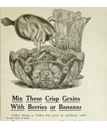 Antique 1901 Quaker Oats XL Advertisement Food Cereal Ephemera 12.5 x 5.5 - $27.45 CAD