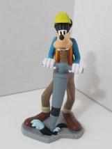 Disney Mickey Mouse Goofy dog pvc figure jackhammer hitting pipe sidewalk base - £7.92 GBP