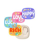 Happy Wireless Bluetooth Earphones Changeable Panel Digital Display Gift... - €25,50 EUR