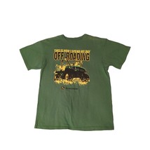 Vintage Mens John Deere Green Tee Shirt Cotton How I Spend My Day Off Road Large - $18.70