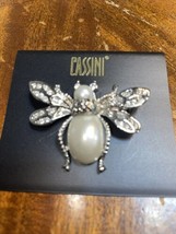 Passini Bee Insect Brooch Pin Silver Insect Accessories Women &amp; Men Jewelry New - $17.82