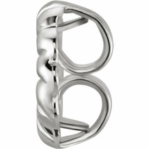 NEW Real 925 Sterling Silver Medium Weight Friction Earring Back 5.2 mm Pad Pair - £5.36 GBP