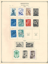 ARGENTINA 1960-62 VF Mint &amp; Used Semi-Postal Stamps Hinged on list: 2 Sides - £1.78 GBP