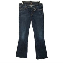 7 For All Mankind Blue Flare Jeans Size 28 - £43.62 GBP