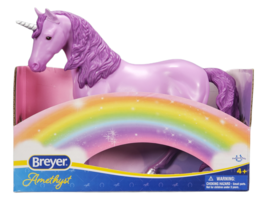 Breyer Amethyst Pony Unicorn Horse Figure 2021 Sky Purple Paddlock Pals - $18.67