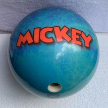 Disney Mickey Mouse Brunswick Bowling Ball, 14lbs, Drilled W/ Travel Case - £39.46 GBP