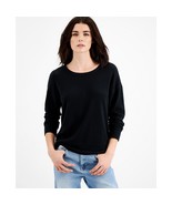 Hippie Rose Juniors&#39; Cutout-Back Knit Top Black B4HP - €9,88 EUR