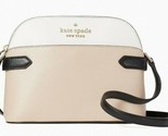 NWB Kate Spade Staci White Beige Leather Dome Crossbody WKR00643 $299 Gi... - $112.85