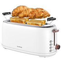 Toaster 4 Slice, Stainless Steel Bread Toasters, 6 Bread Shade Settings,... - £58.98 GBP
