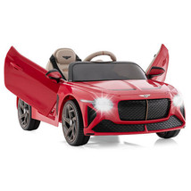 12V Battery Powered Licensed Bentley Bacalar Kids Ride-on Racer Car-Red - Color - £177.65 GBP