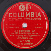 Kay Kyser - Ole Buttermilk Sky/On The Wrong Side Of You 1946 78rpm Recor... - £28.06 GBP