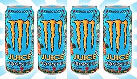 Monster Energy Juice -Mango Loco - 16fl.oz.(Pack of 4) - £16.01 GBP