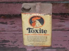 Vintage Rooster  Spray EMPTY 1 Gallon Can - $54.45