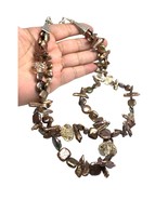 Karen McClintock CANADIAN DESIGNER 925 STERLING 2 STRAND BIWA BAR PEARL ... - $113.94 CAD