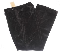 Coldwater Creek Whisper Velvety Corduroy Black 4-Pkt Pants Wm&#39;s 10 NWT $... - $32.99