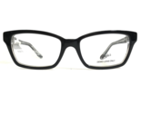 Candie&#39;s Eyeglasses Frames C ZUMA BLKCRY Black Clear Cat Eye Full Rim 51... - $51.22