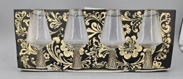 Christian Siriano Gold Rhinestone Decorative Shot Glasses (Set of Four) *NEW* - £22.58 GBP