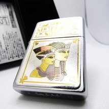 Egypt Tutankhamun Silver Electroformed Plate Zippo 2008 MIB Rare - £84.17 GBP