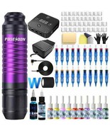 Poseidon Tattoo Pen Machine Kit Complete with Power Supply 20Pcs Needles - $38.79