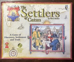 The Settlers of Catan by Klaus Teuber Mayfair Games #483 Complete Wooden 2003 - £25.25 GBP