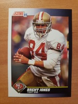 1991 Score #556 Brent Jones - San Francisco 49ers - NFL - Fresh Pull - £1.43 GBP
