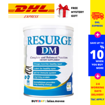 2 X Resurge DM-Complete &amp; Balanced Nutrition For Adults &amp; Diabetics 850g DHL - £114.73 GBP