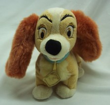 Walt Disney Lady And The Tramp Soft Lady Dog 7&quot; Plush Stuffed Animal Toy - £11.74 GBP