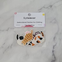 Lytumear Embroidered patches for clothing Cat, cat paw style, small and ... - £8.99 GBP