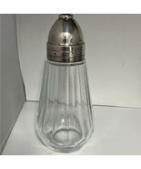 CHRISTOFLE FRANCE SILVERPLATE AND GLASS 6.5 INCH TALL MUFFINEER OR SUGAR... - €49,16 EUR