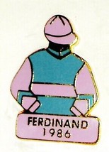 FERDINAND - 1986 Kentucky Derby Winner Jockey Silks Pin - £15.72 GBP