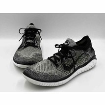 Nike Free Rn Flyknit 2018 Sneakers Oreo White Black Women&#39;s sz 10 - £46.28 GBP