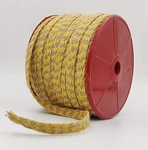 PG COUTURE Natural (100 Meters, 8mm) Mustard Jute Twine Rope Linen Twine Rustic  - £16.85 GBP