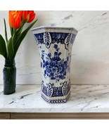 De Porceleyne Fles Royal Delft Blue Flowers Beaker Vase 1962 - €251,48 EUR