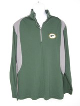 Antigua NFL Green Bay Packers 1/4 Zip Long Sleeve Pullover Men&#39;s Size XL - £14.36 GBP