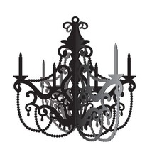 Party in Paris Birthday Hanging Chandelier 16&quot; Decoration - $12.86