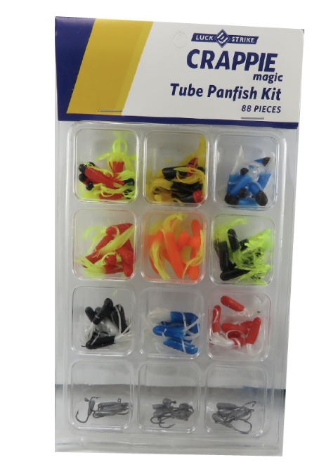 Luck-E-Strike Crappie Magic, Tube Panfish Fishing Kit, 88 Pieces - $11.95