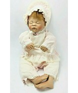 Lee Middleton First Moments Sleeping Baby Girl Doll 21in Vintage 1983 CO... - $100.43