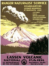 4387.Lassen Volcanic National Park.US Dept.interior.POSTER.decor Home Office art - £13.66 GBP+