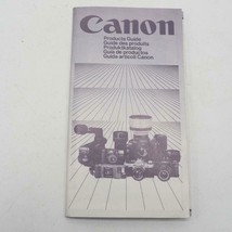Vintage Canon Camera &amp; Lenses Product Guide Booklet 1982 - $35.29
