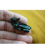 (Y-SCO-211) little SCORPION BLACK ONYX small stone carving Peru baby sco... - £9.54 GBP