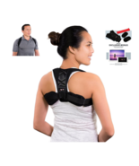 Back posture corrector adjustable 29” – 40” clavicle support brace vest ... - £9.40 GBP