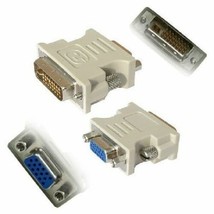 DVI Analog Male to VGA (HD-15) Female Adapter - (1 pc) - $4.33